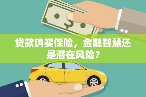五河贷款购买保险，金融智慧还是潜在风险？