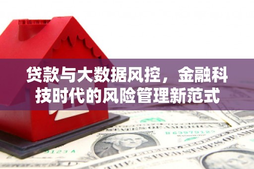 五河贷款与大数据风控，金融科技时代的风险管理新范式