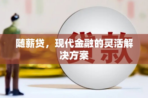 五河随薪贷，现代金融的灵活解决方案