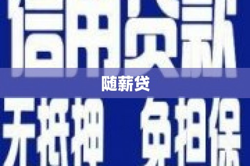 五河随薪贷