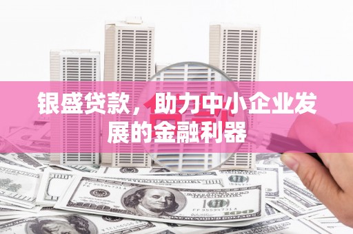 五河银盛贷款，助力中小企业发展的金融利器