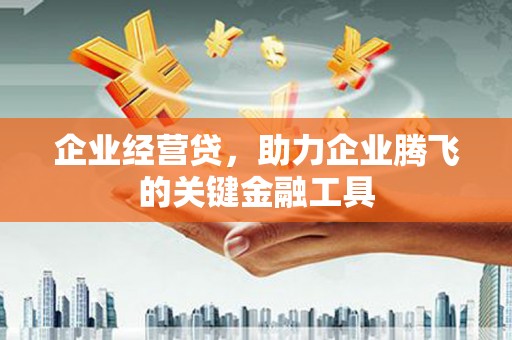 五河企业经营贷，助力企业腾飞的关键金融工具