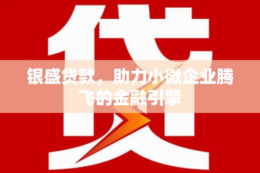 五河银盛贷款，助力小微企业腾飞的金融引擎