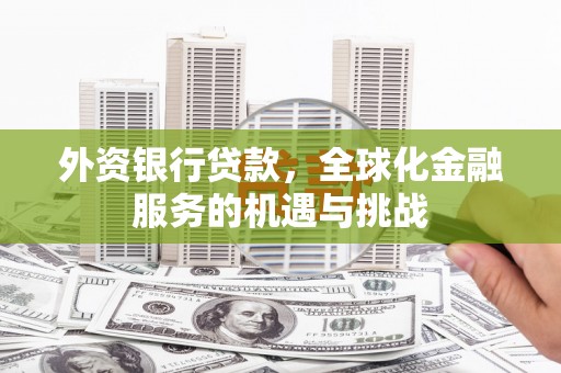 五河外资银行贷款，全球化金融服务的机遇与挑战