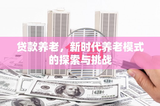 五河贷款养老，新时代养老模式的探索与挑战