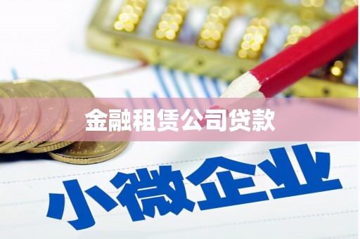 五河金融租赁公司贷款