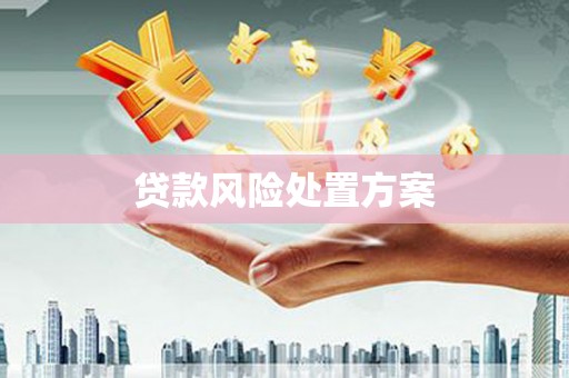 五河贷款风险处置方案