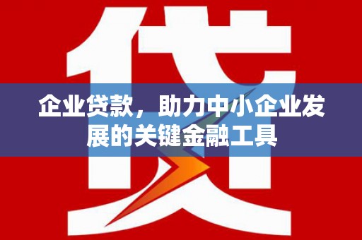 五河企业贷款，助力中小企业发展的关键金融工具