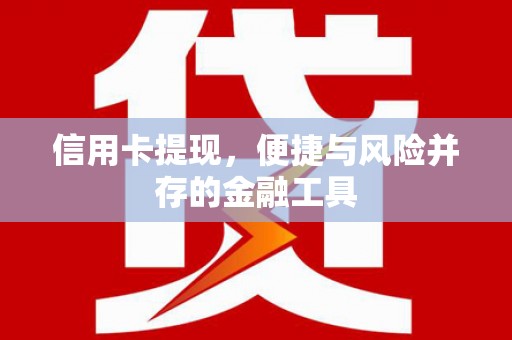 五河信用卡提现，便捷与风险并存的金融工具