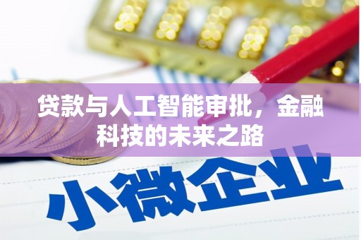 五河贷款与人工智能审批，金融科技的未来之路