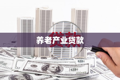 五河养老产业贷款