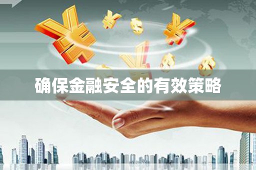 五河确保金融安全的有效策略