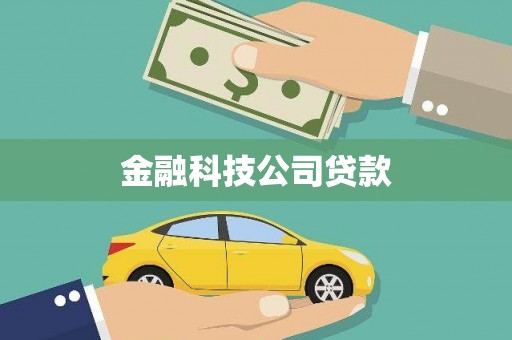 五河金融科技公司贷款