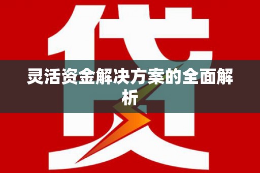 五河灵活资金解决方案的全面解析